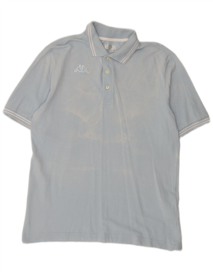 Kappa Polo Homme Grand Bleu Coton