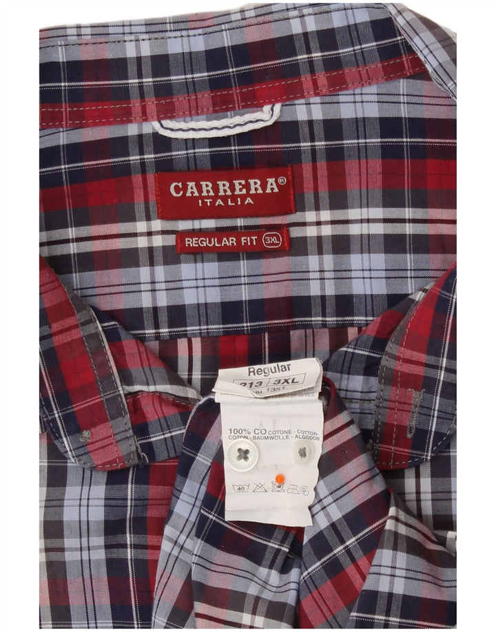 Carrera Chemise Regular Fit 3XL Coton à Carreaux Multicolore Homme