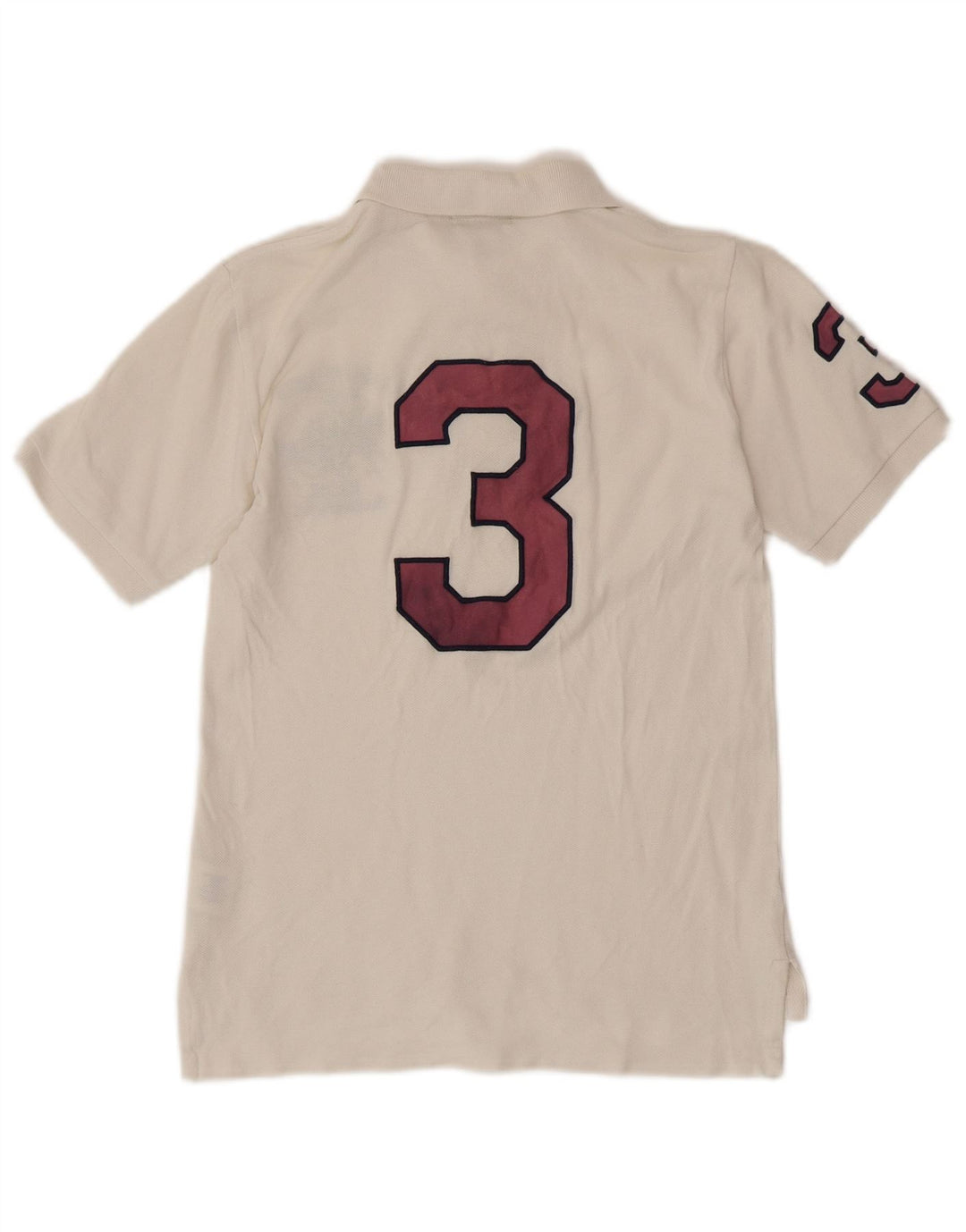 POLO RALPH LAUREN Polo graphique garçon 7-8 ans petit coton blanc