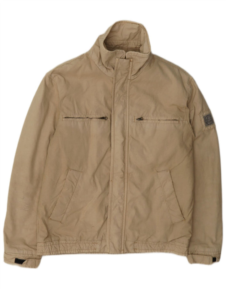 Murphy & Nye Veste utilitaire coupe régulière pour homme UK 38 en coton beige moyen