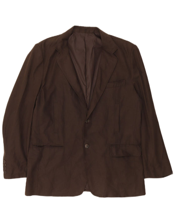 Zara Veste Blazer 2 Boutons Homme EU 54 XL Marron