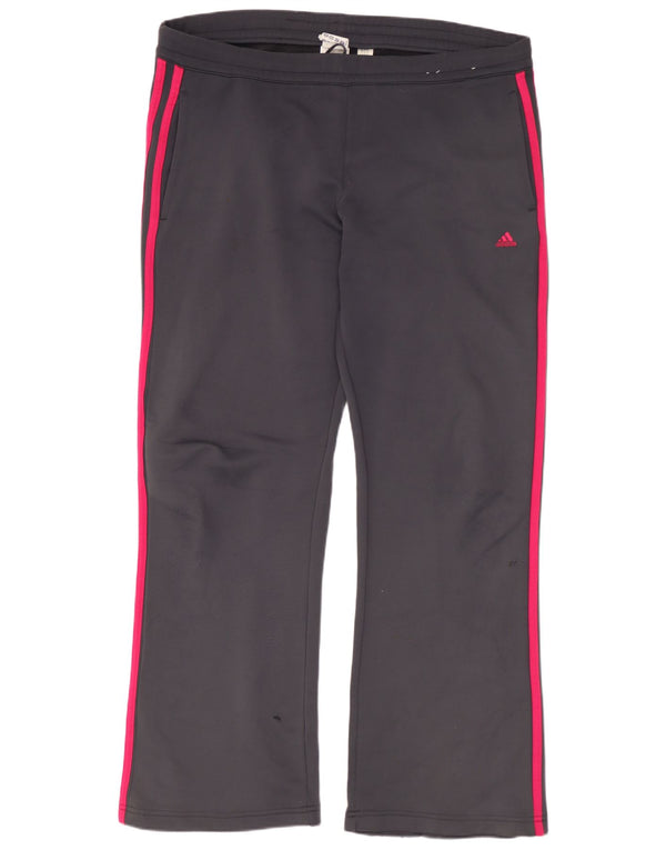 Adidas Pantalon de survêtement pour femme UK 16 Large Gris Polyester