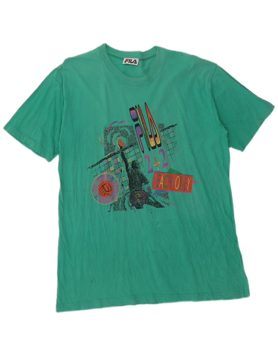 Fila T-Shirt Graphique Homme XL Vert