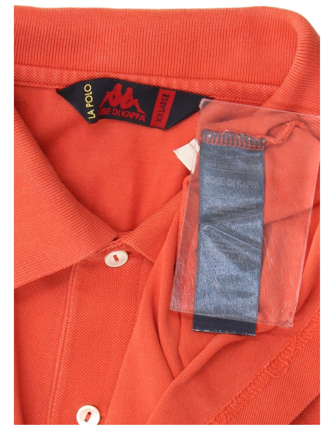 Kappa Polo Homme 2XL Orange Coton