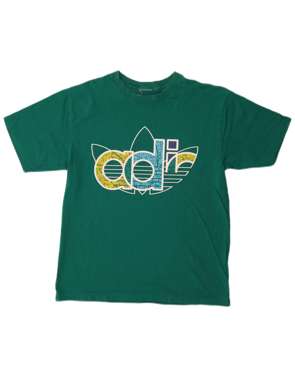 Adidas T-Shirt Graphique Homme Vert Moyen