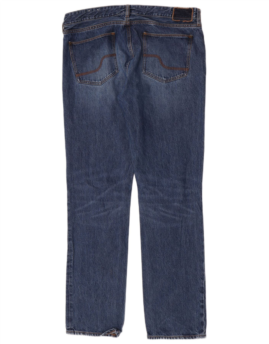 Fat Face Jean droit homme W38 L34 bleu coton