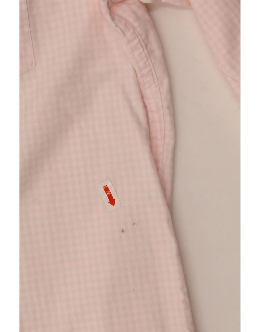 IZOD Chemise cintrée pour homme en coton vichy rose grand format