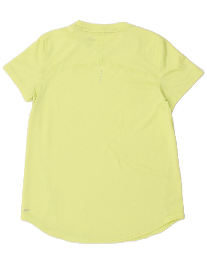 PUMA Womens T-Shirt Top UK 14 Medium Yellow Vintage Puma and Second-Hand Puma from Messina Hembry 