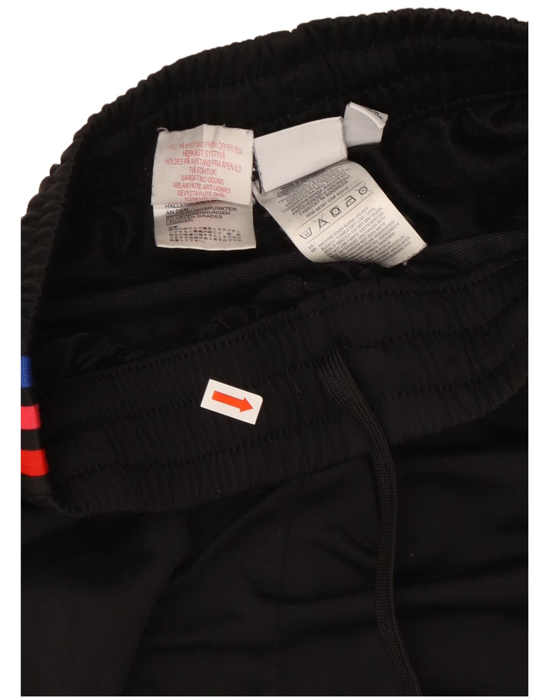 Adidas Pantalon de survêtement graphique pour garçon 14-15 ans Noir Polyester