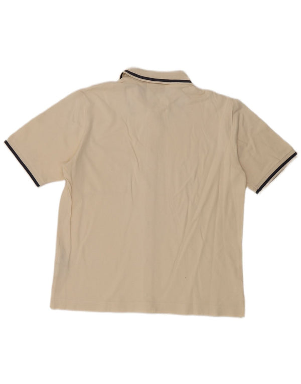 Diadora Chemise à Manches Courtes Homme Blanc Moyen Coton