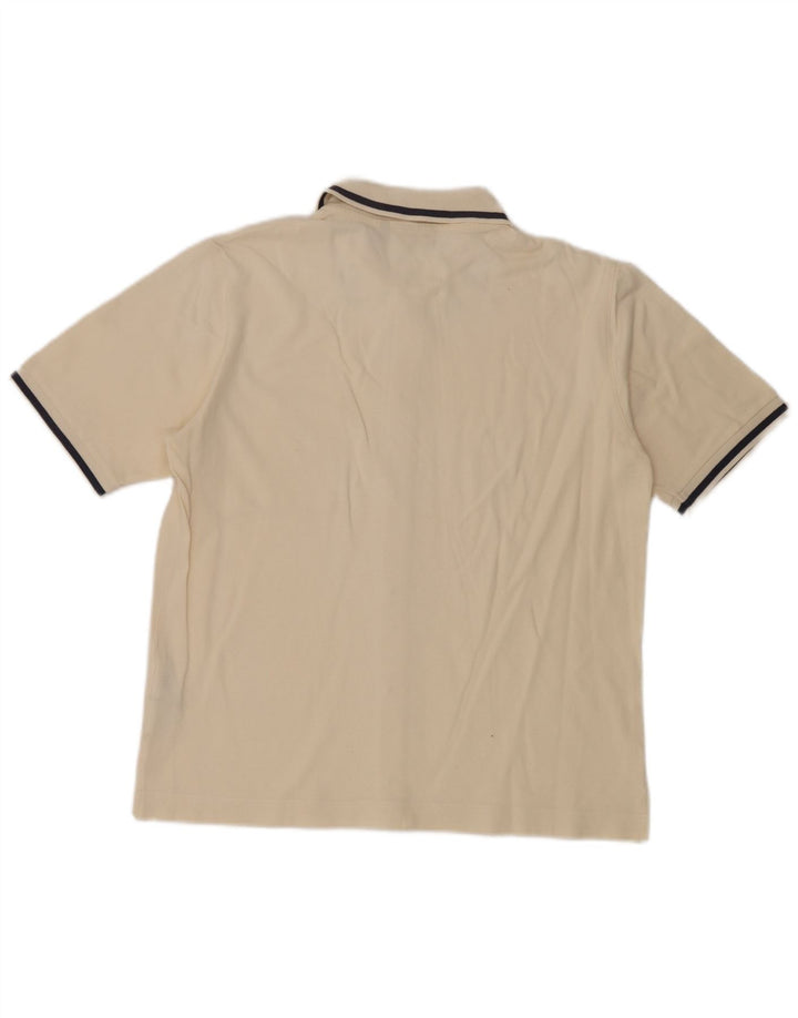 Diadora Chemise à Manches Courtes Homme Blanc Moyen Coton