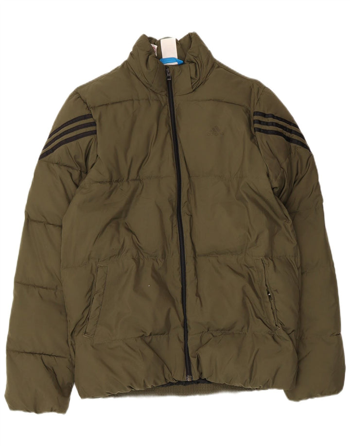 Veste matelassée Adidas Garçon 13-14 ans Kaki Polyester
