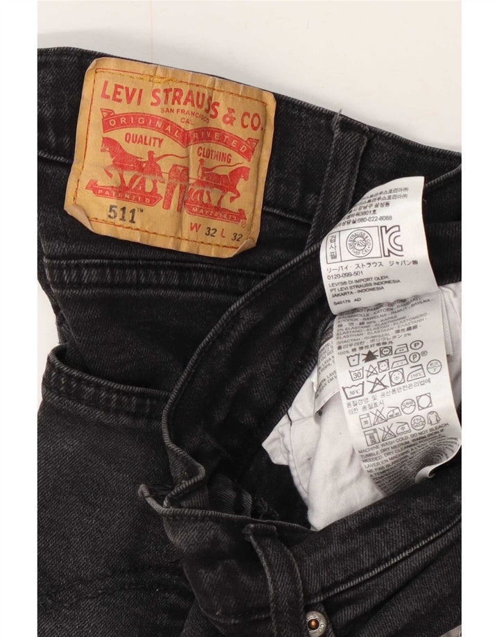 Levi's Jean Slim 511 Homme W32 L32 Gris Coton