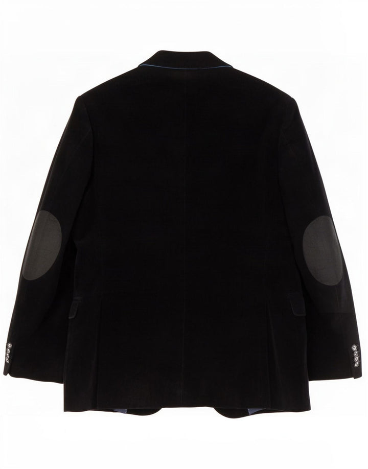 Tommy Hilfiger Veste blazer sur mesure à 2 boutons pour homme UK 46 Small Noir
