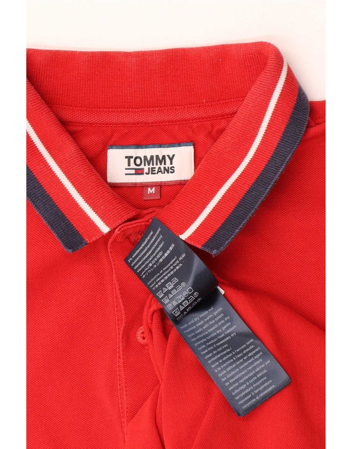 Tommy Hilfiger Polo Homme Rouge Moyen Rayé Coton