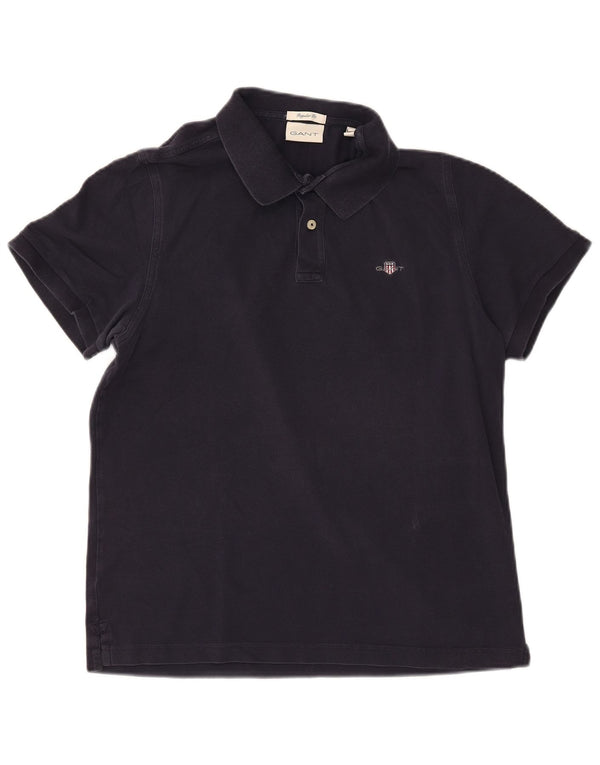 Gant Polo Regular Fit Homme Bleu Marine Large Coton
