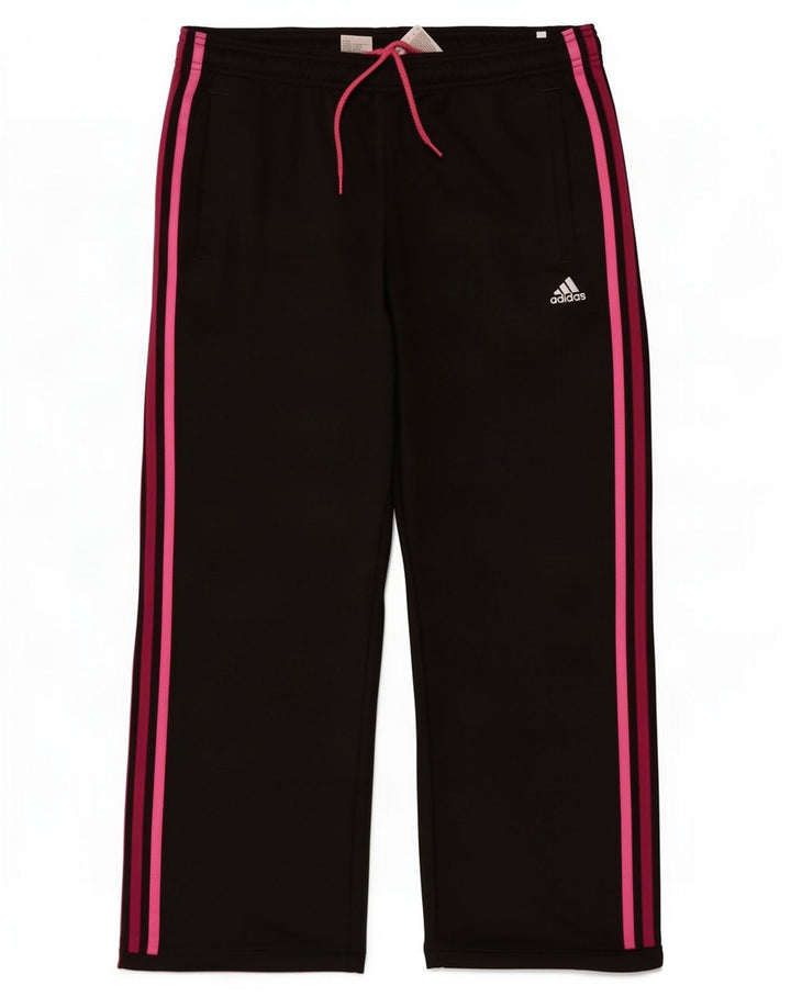 Adidas Pantalon de survêtement pour femme UK 12 Medium Noir Polyester
