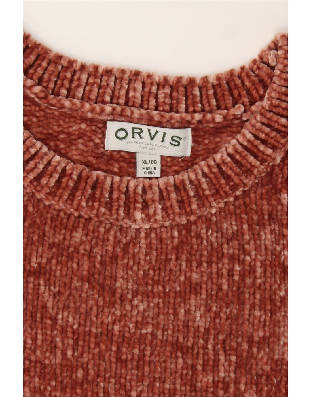 ORVIS Womens Boat Neck Jumper Sweater UK 18 XL Brown Polyester Vintage Orvis and Second-Hand Orvis from Messina Hembry 
