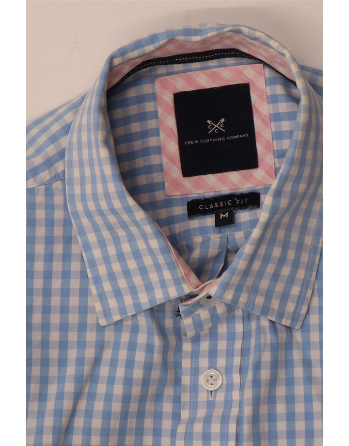 Crew Clothing Chemise coupe classique pour homme Bleu moyen Vichy