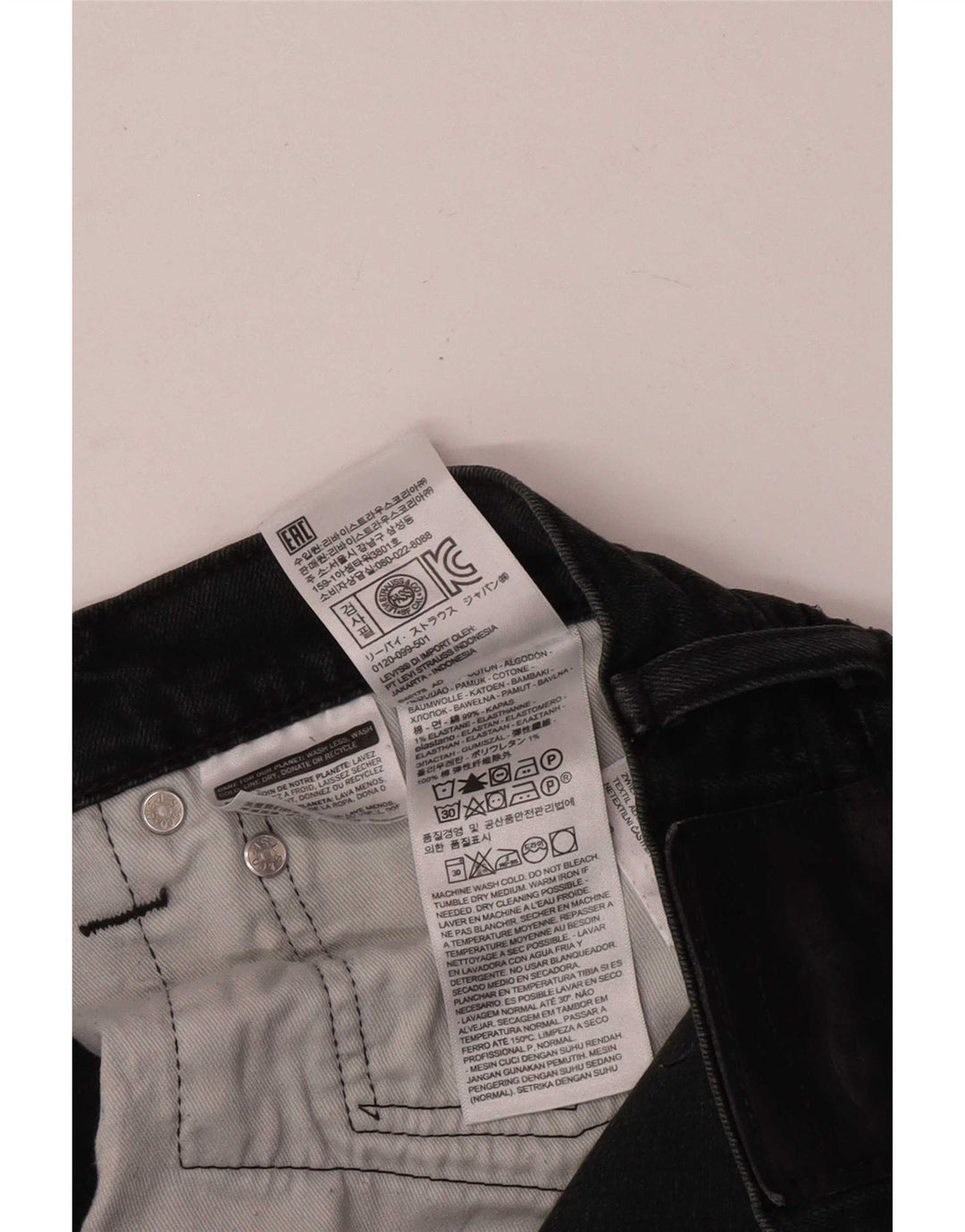 Levi's Jean Slim W36 L32 Homme Noir Coton