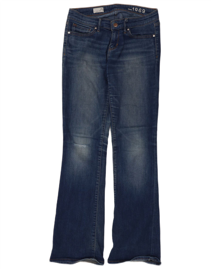Gap Jean bootcut sexy en détresse pour femme W26 L31 en coton bleu