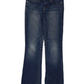 Gap Jean bootcut sexy en détresse pour femme W26 L31 en coton bleu