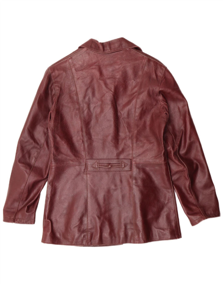 Veste en cuir femme UK 10 Petit cuir marron