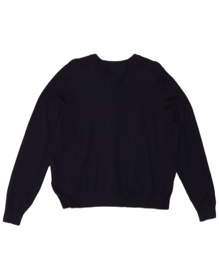 MARKS & SPENCER Cardigan court pour femme UK 20 2XL Bleu marine Viscose