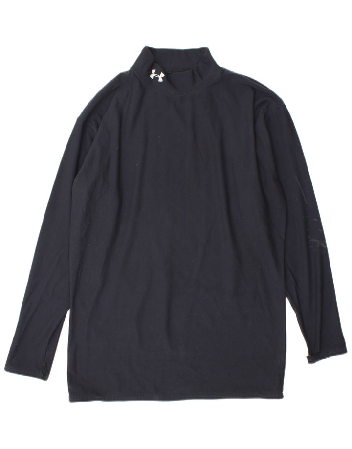 Under Armour Haut à manches longues pour homme en nylon bleu marine Large