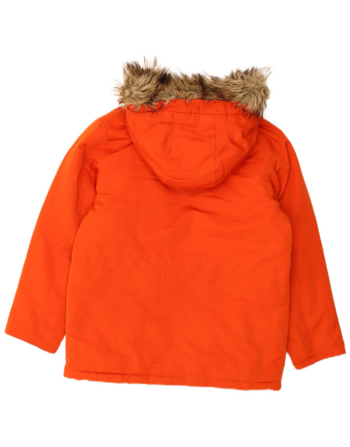 GAP Parka à capuche pour garçon 11-12 ans XL Orange Polyester