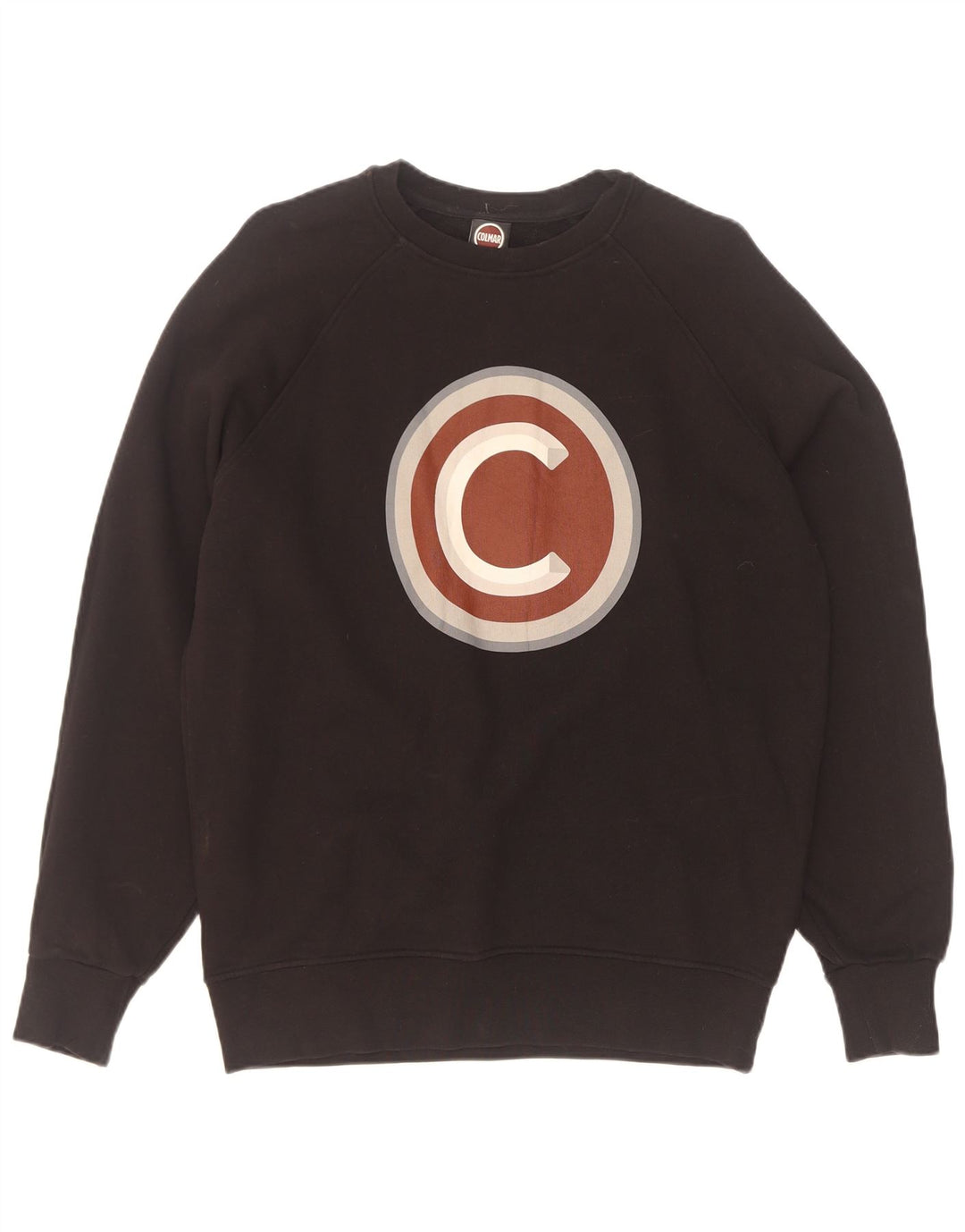 Colmar Homme Sweat Graphique Pull Large Noir Coton