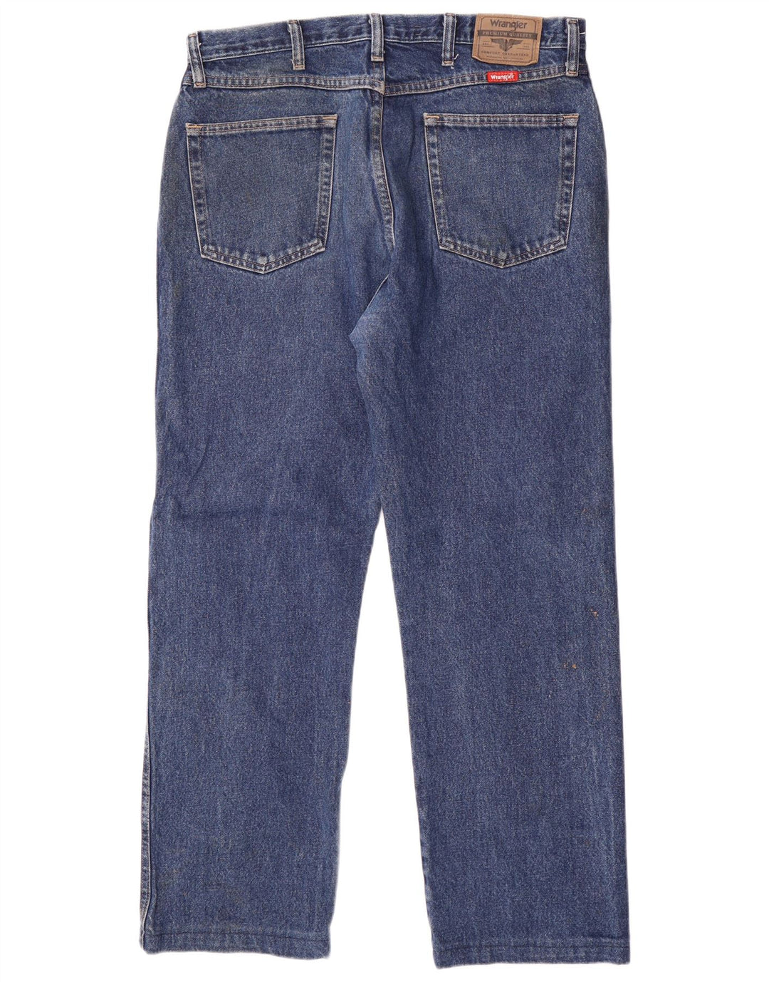 Wrangler Jean droit coupe droite W35 L30 pour homme en coton bleu
