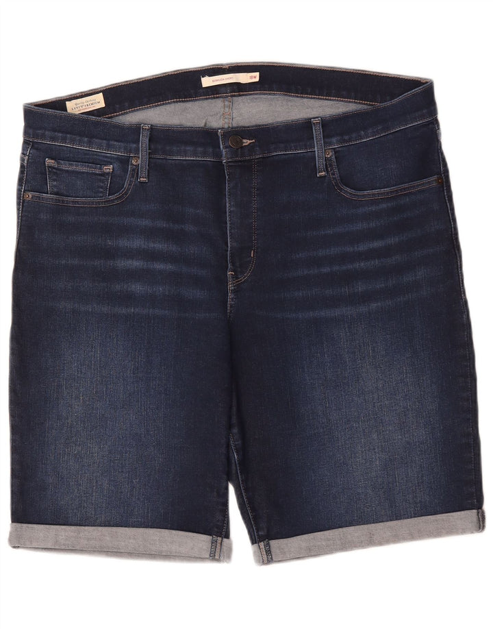 Levi's Bermuda Denim Femme US 18 2XL W40 Bleu Coton