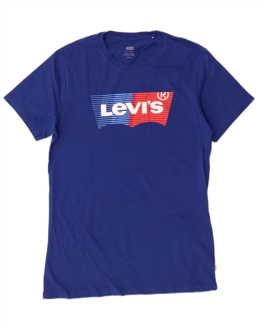 LEVI'S T-Shirt Graphique Homme Petit Bleu Coton