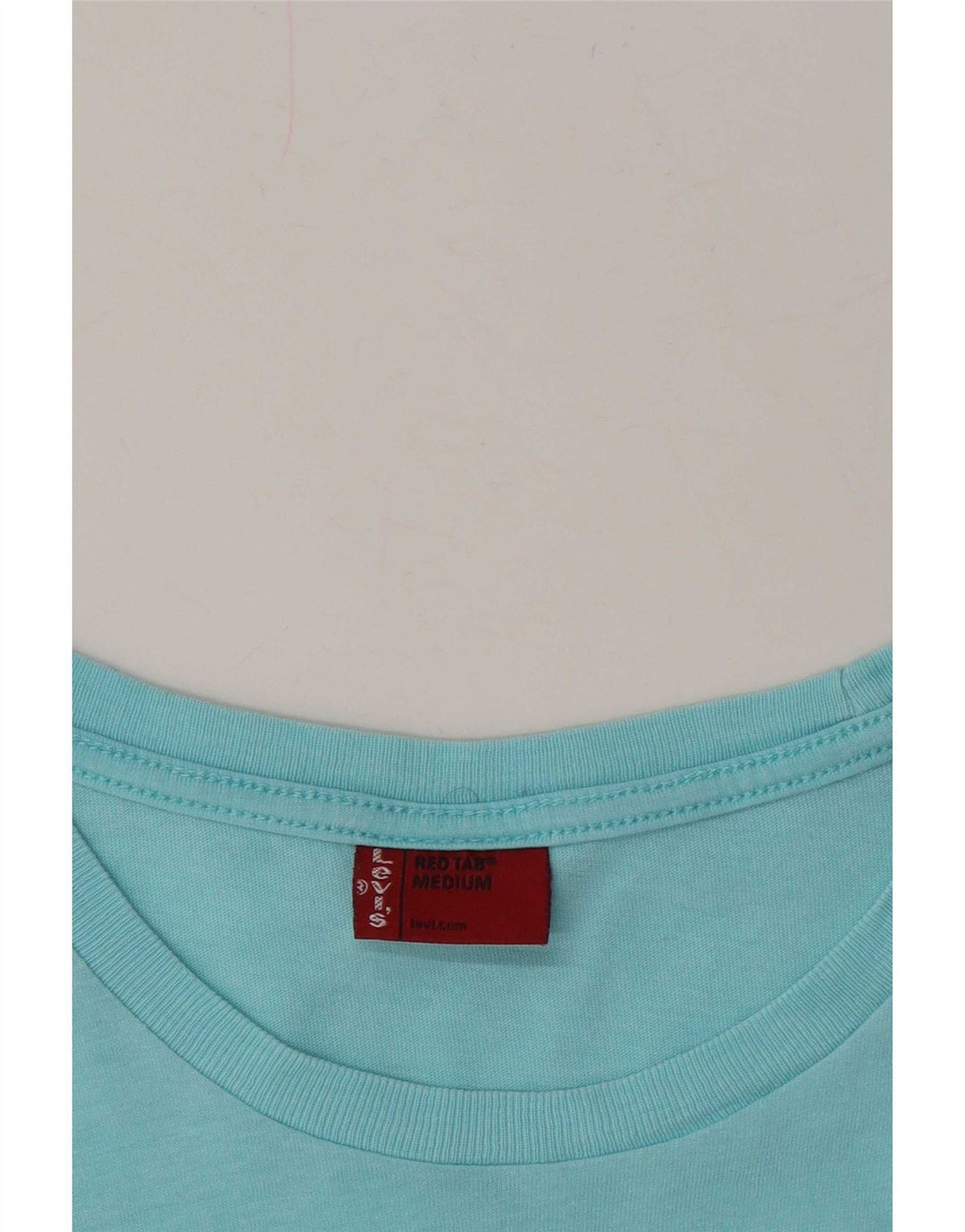 Levi's T-Shirt Graphique Femme UK 12 Bleu Moyen