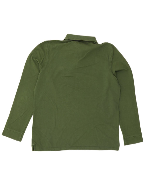 Timberland Polo Slim Fit à Manches Longues pour Homme en Coton Vert XL