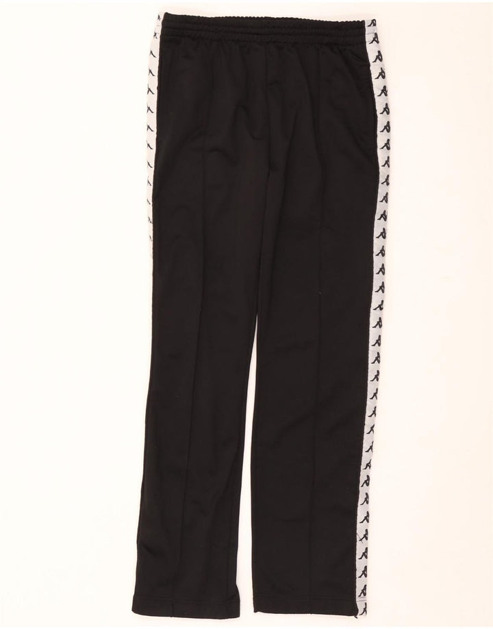 Kappa Pantalon de Survêtement Graphique Homme Noir Moyen Polyester