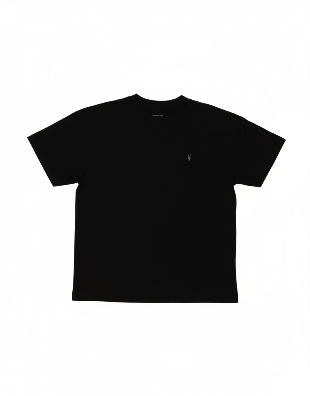 ALL SAINTS Mens T-Shirt Top XS Black Cotton