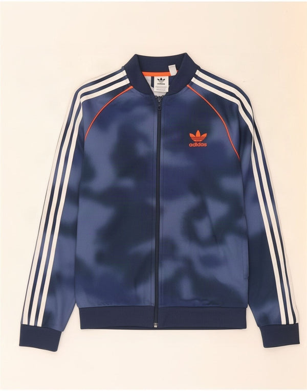 Adidas Veste de Survêtement Primegreen Garçon 11-12 Ans Bleu Marine Tie Dye