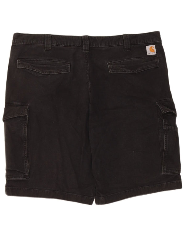 Carhartt Short cargo coupe décontractée pour homme W40 XL en coton noir