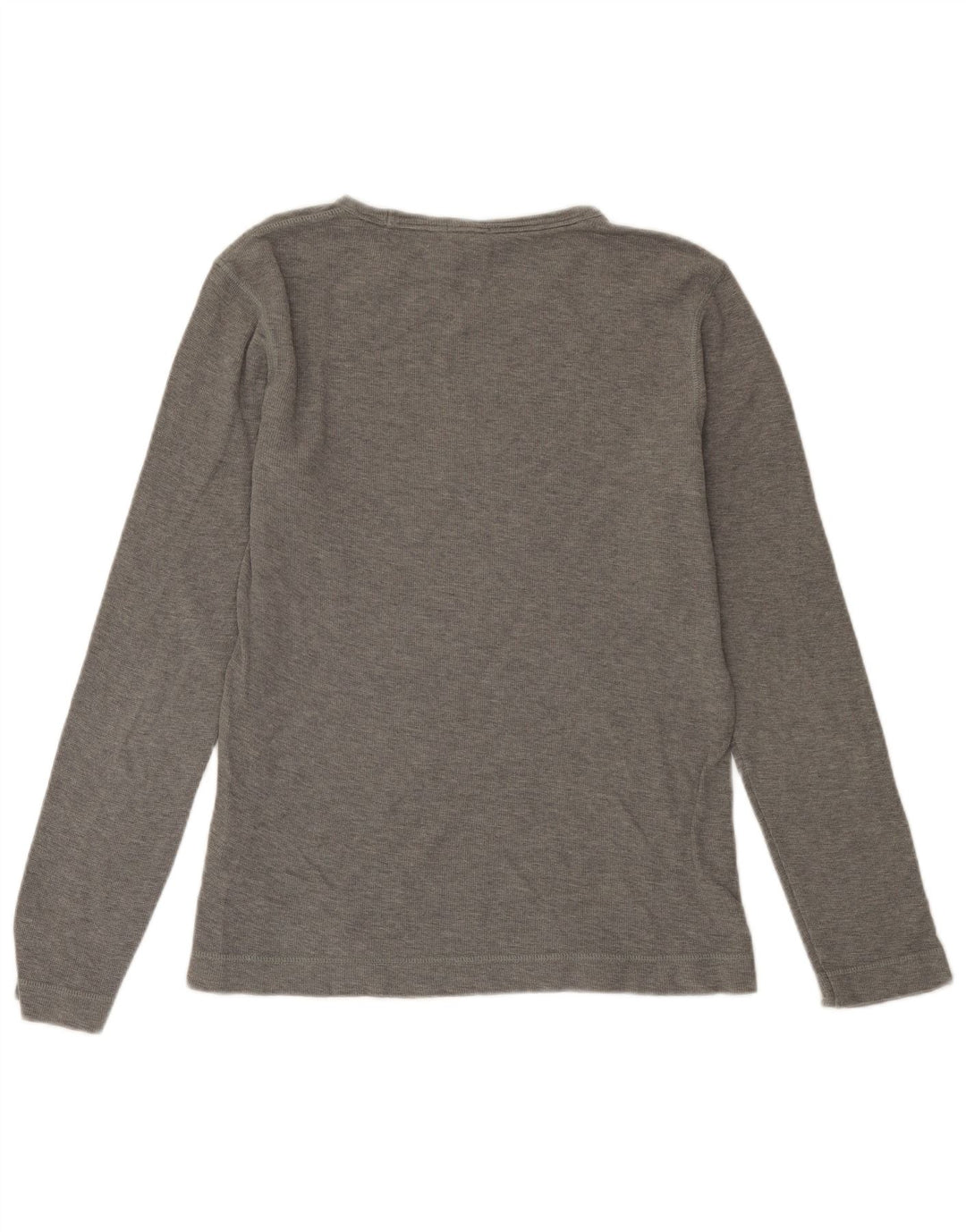 HUGO BOSS Hommes Slim Fit Top Manches Longues Grand Gris Coton