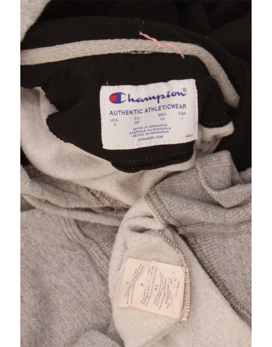 Champion Pull à capuche pour homme Petit Gris Coton