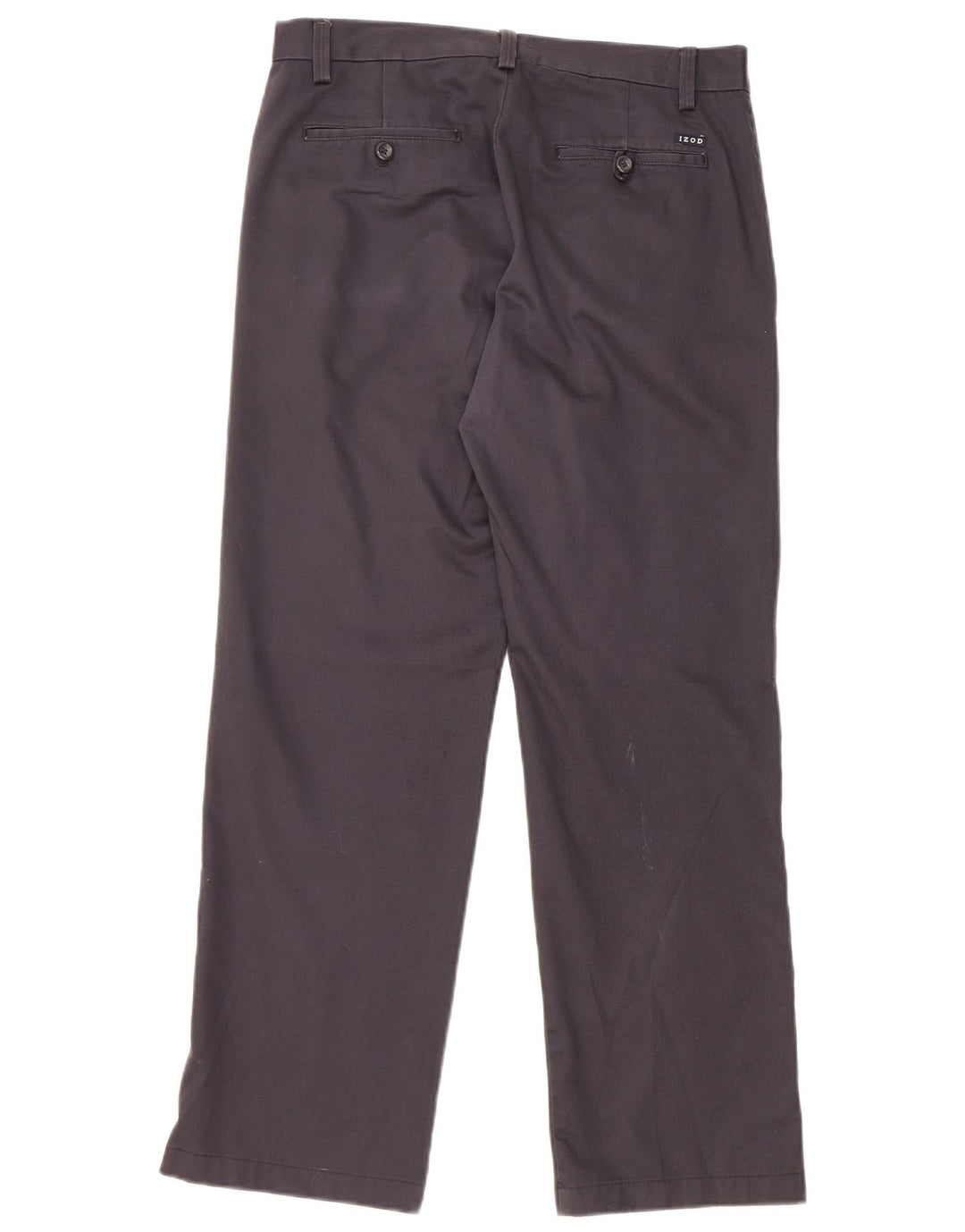 IZOD Pantalon Chino Slim Fit Homme W30 L30 Bleu Marine Coton