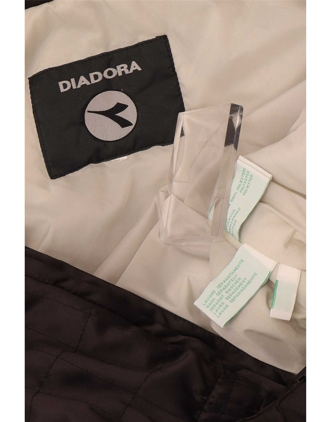 Diadora Combinaison de Ski Homme Petit Noir Polyester