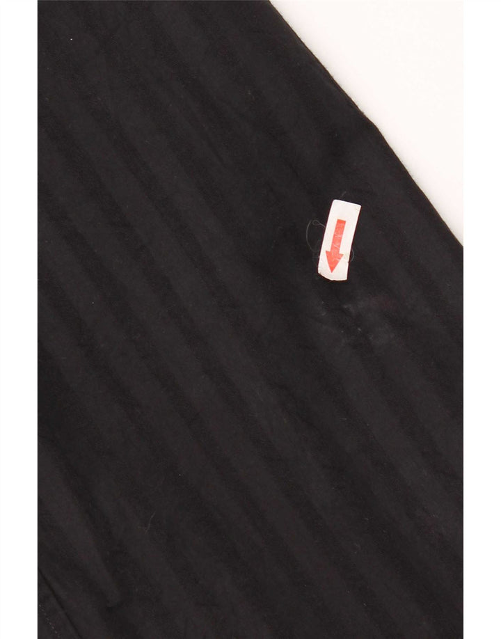 Chemise Homme Diesel Large Coton Rayé Noir