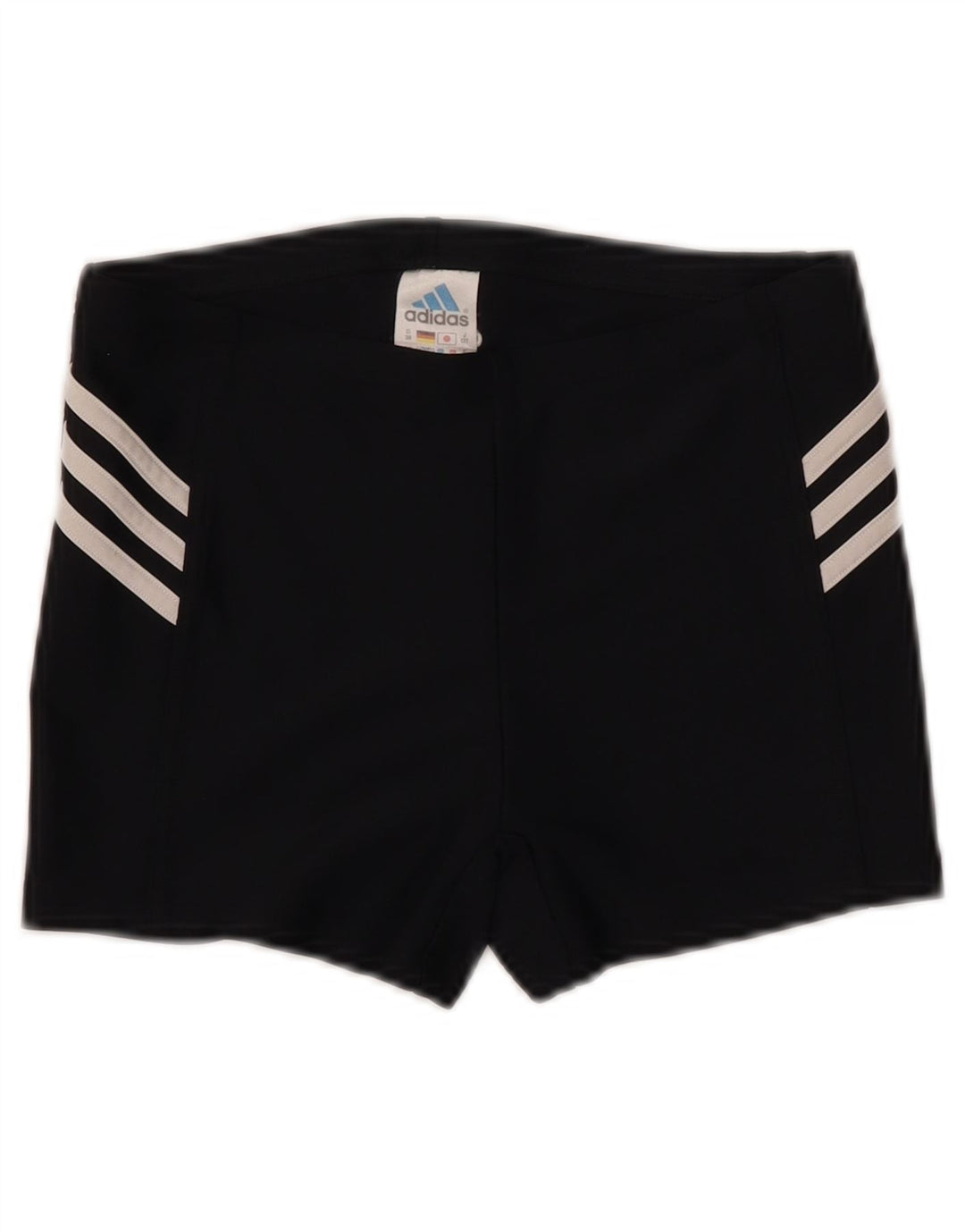 ADIDAS Short de sport pour femme UK 12 Medium Noir Polyester