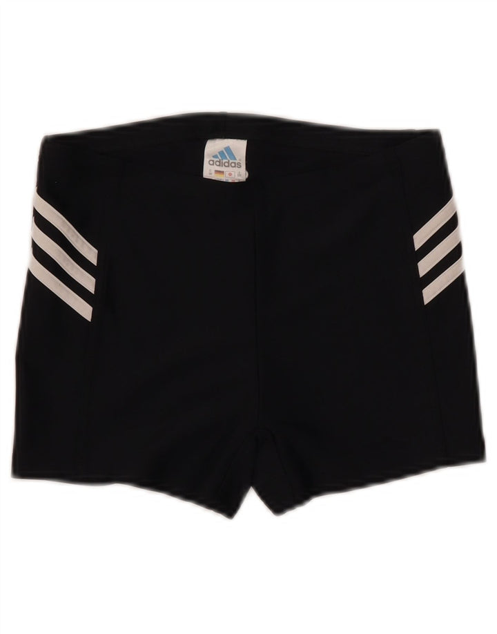 ADIDAS Short de sport pour femme UK 12 Medium Noir Polyester