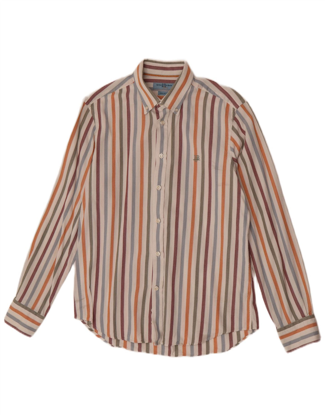 Harmont & Blaine Chemise Regular Fit Grand Coton Rayé Multicolore Homme