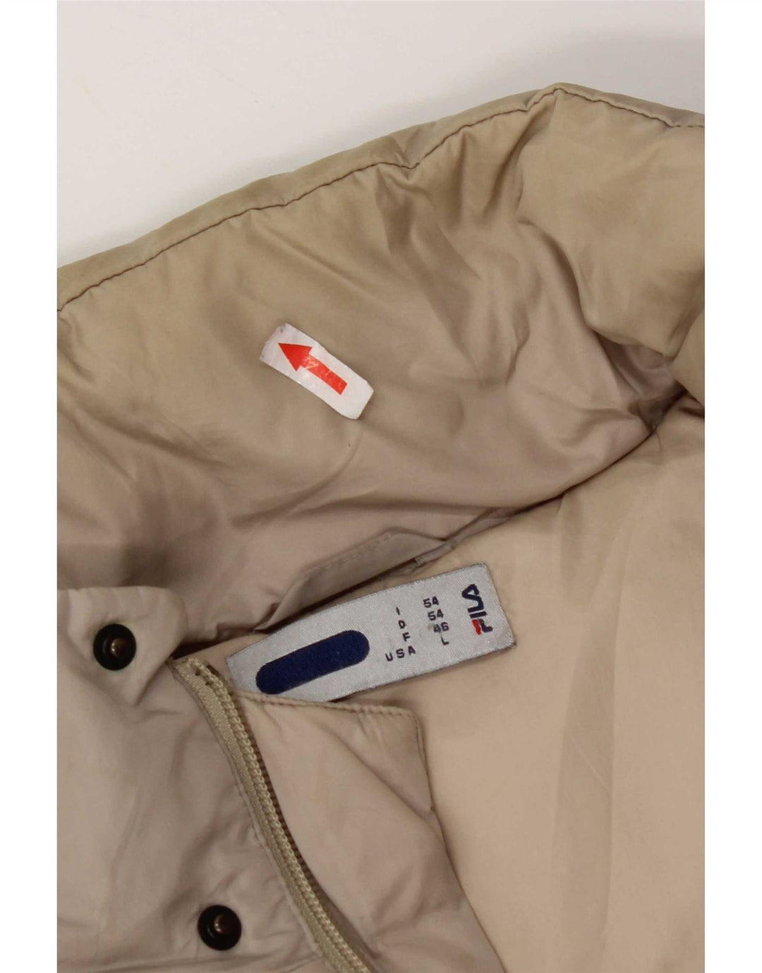 Fila Veste matelassée à capuche pour hommes IT 54 2XL Gris Nylon