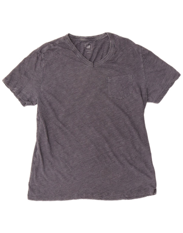 Gap T-Shirt Homme Haut Large Gris Moucheté Coton